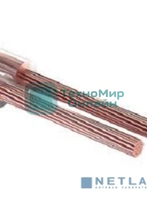 Кабель акустический Rexant 2х1,50 мм², прозрачный BLUELINE, мини-бухта 10 м