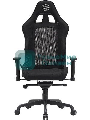 Кресло Cactus CS-CHR-MC04-BBK черный, экокожа