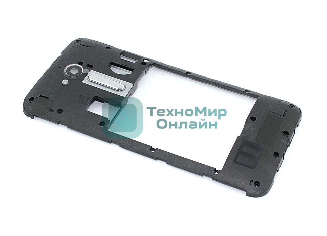 Средняя часть корпуса для Asus ZenFone Go ZB500KG silver key