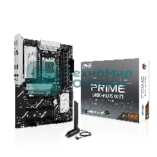 Материнская плата ASUS PRIME B850-PLUS WIFI, AM5, AMD B850, 4xDDR5, 4xSATA, 3xM.2, 1xPCIe 5.0 x16, 1xPCIe 4.0 x16, 2xPCIe 3.0 x1, 1xDP, 1xHDMI, 1x2.5Gb LAN, Wi-Fi 6E, Bluetooth 5.3, 4xUSB-A 10Gbps, 1xUSB-C 10Gbps, 2xUSB-A 5Gbps, 2xUSB-A 2.0, 3x3.5 мм, 7.1, ATX
