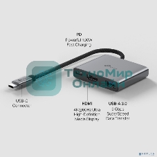 Разветвитель USB-C TP-Link UH3020C 1порт. серый