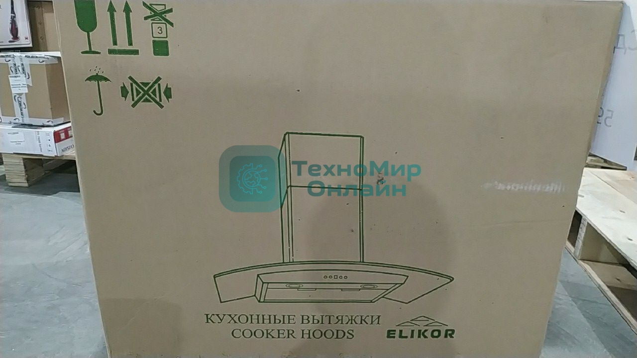 Вытяжка наклонная Elikor Жемчуг 60П-700-Е4Д перламутровый/белый, 59 см, 700 куб. м/ч, 52 дБ