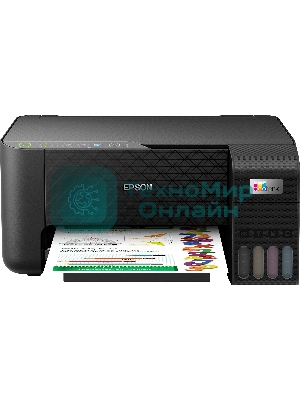 МФУ струйное Epson L3250 (C11CJ67412/C11CJ67418/C11CJ67405/C11CJ67408/C11CJ67503/C11CJ67508/C11CJ67523), A4, цветное, печ. до 33 стр/мин. (ч/б) до 15 стр/мин. (цвет), скан. до 11 стр/мин. (ч/б) 28 стр/мин. (цвет), 1440 x 5760 dpi (печать) 1200x2400dpi (скан.), USB, Wi-Fi
