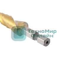 Сверло Matrix ступенчатое,4-5-6-7-8-9-10-11-12 мм, HSS, спиральный проф.