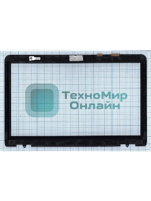 Сенсорное стекло (тачскрин) для Asus N551, черное с рамкой