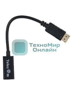 Кабель-переходник DP --> HDMI-F 0.2m, Telecom (TA553)