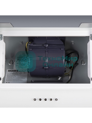 Вытяжка наклонная HOMSair Elf Push 60 белый, 60 см, 650 куб. м/ч, 47 дБ