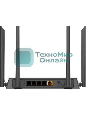 Маршрутизатор беспроводной D-Link DIR-841/RU/A1B, Wireless AC1200 Dual-Band Router with 1 10/100/1000Base-T WAN port and 410/100Base-TX LAN ports.802.11b/g/n compatible, 802.11AC up to 866Mbps,1 10/100/1000Base-T WAN port, 4