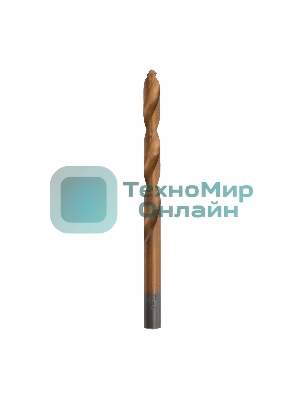 Сверло по металлу Matrix, 7 мм, HSS, нитридтитановое покрытие, цилиндрический хвостовик