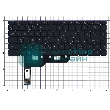 Клавиатура для ноутбука MSI Prestige 14 Evo, черная