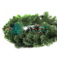 Еловый венок с шишками Neon-night Ø 45 см, Литой