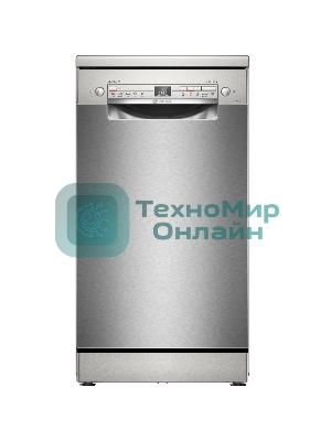 Посудомоечная машина Bosch SPS2HMI54Q, серебристая, 45 см, 10 компл., 43 дБ, класс A+