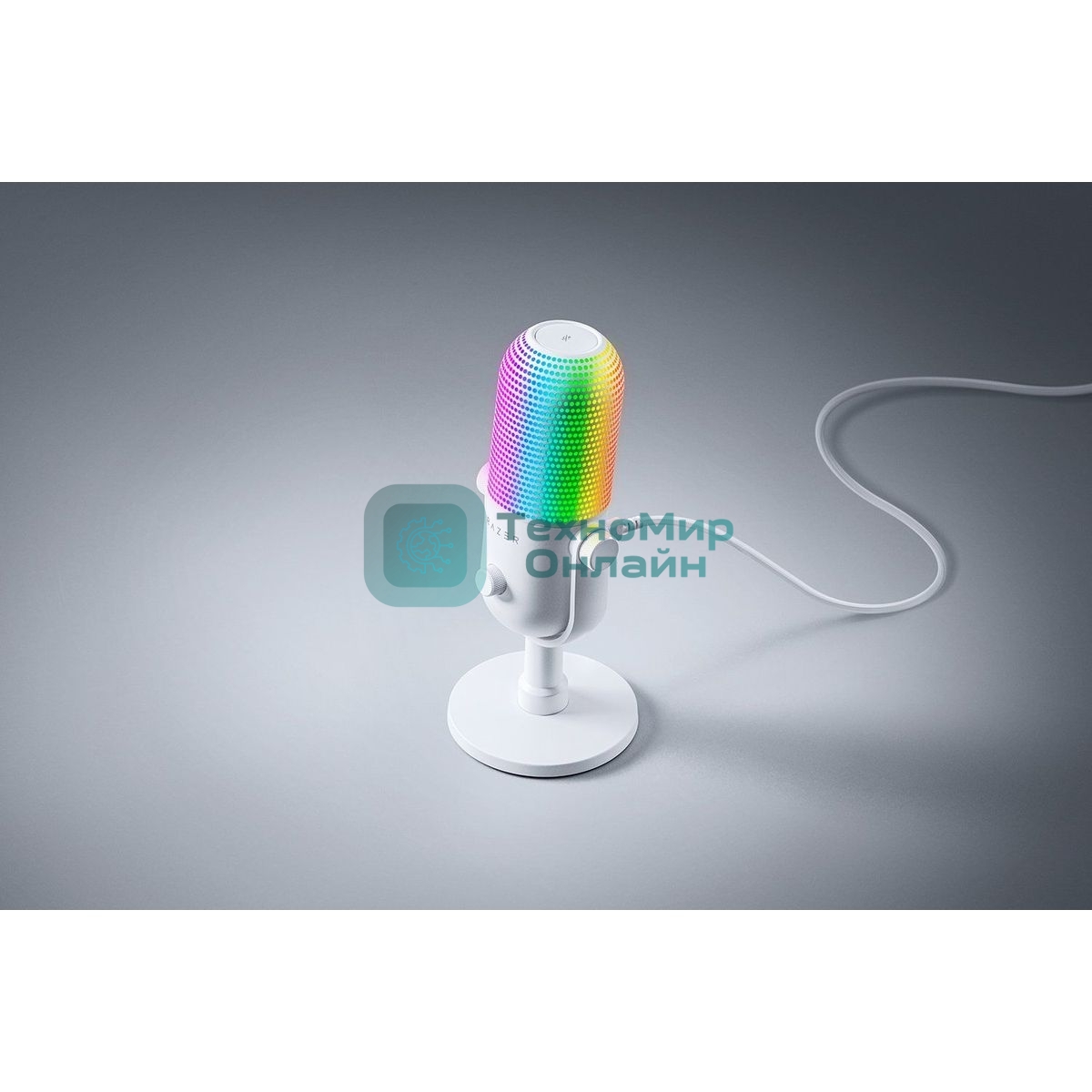 Микрофон Razer Seiren V3 Chroma - белый/Razer Seiren V3 Chroma - белый