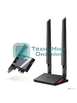 Трехдиапазонный беспроводной PCI Express-адаптер Wi-Fi 7 TP-Link Archer TBE550E BE9300 с поддержкой Bluetooth 5.4
