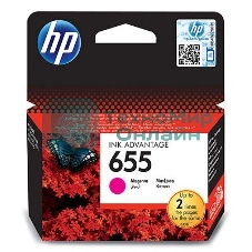 Картридж струйный HP 655 CZ111AE пурпурный для HP DJ IA 3525/4615/4625/5525/6525 (600 стр.)