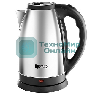 Чайник электрический ЯРОМИР ЯР-1056 нерж., глянцевый