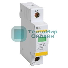 Ограничитель перенапряжения ОПС1-B 1P IEK MOP20-1-B