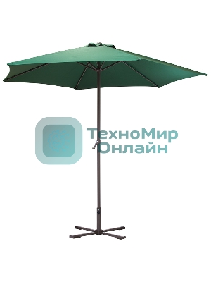 Зонт садовый Ecos GU-03 (зеленый) с крестообразным основанием