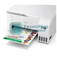 МФУ струйный Epson L3256 (004), A4, цветной, печ., до 10/5 стр/мин. (ч/б/цв.), 1440 x 5760 dpi (печ.), 1200x2400dpi (скан.), USB, Wi-Fi