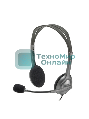 Гарнитура проводная Logitech Headset H111 Stereo grey (981-000594/981-000593/981-000588)