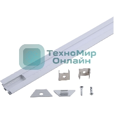 Профиль для ленты LED Gauss угловой - 1m