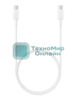 Кабель Samsung TYPE-C TO TYPE-C 1M EP-DA705BWEGWW белый