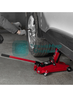 Домкрат гидравлический подкатной MTX 2 т, 140-340 мм