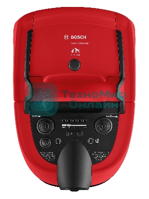 Пылесос Bosch BWD421PET красный, 2100 Вт, уборка влажная/сухая, пылесборник контейнер 5 л