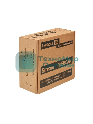 Веб-камера ExeGate Stream C925 Wide 1920x1080, 30 кадр/с, USB Type-A, микрофон (шумоподавление), шторка приватности, универсальное крепление, штатив в комплекте