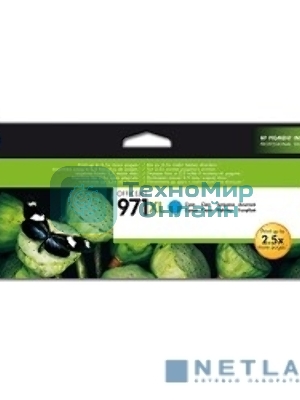 Картридж струйный HP №971XL CN626AE голубой для HP OJ Pro X476dw/X576dw/X451dw/X551dw (6600 стр.)
