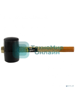 Киянка резиновая Sparta 910 г, черная резина, деревянная рукоятка