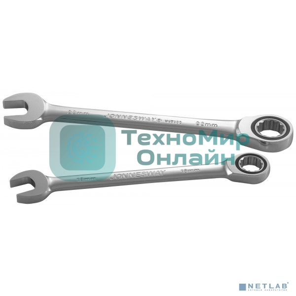 Ключ гаечный JONNESWAY W45110 комбинированный трещоточный, 10 мм