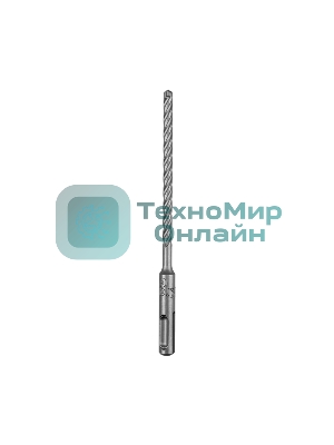 Бур по бетону Kranz SUPER 6x160 мм, профессиональный, цельная крестовая пластина, SDS PLUS