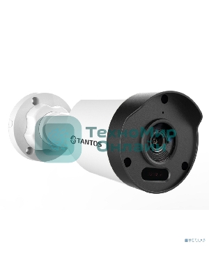 Камера видеонаблюдения аналоговая Tantos TSc-P2FA 2.8-2.8мм HD-CVI HD-TVI цв. корп.:белый/черный
