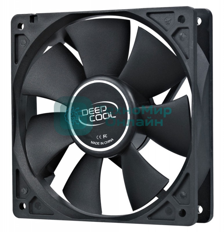 Вентилятор для корпуса DEEPCOOL XFAN 120 черный, 120 мм, 1300 об/мин, 23.7 дБ, 3 pin