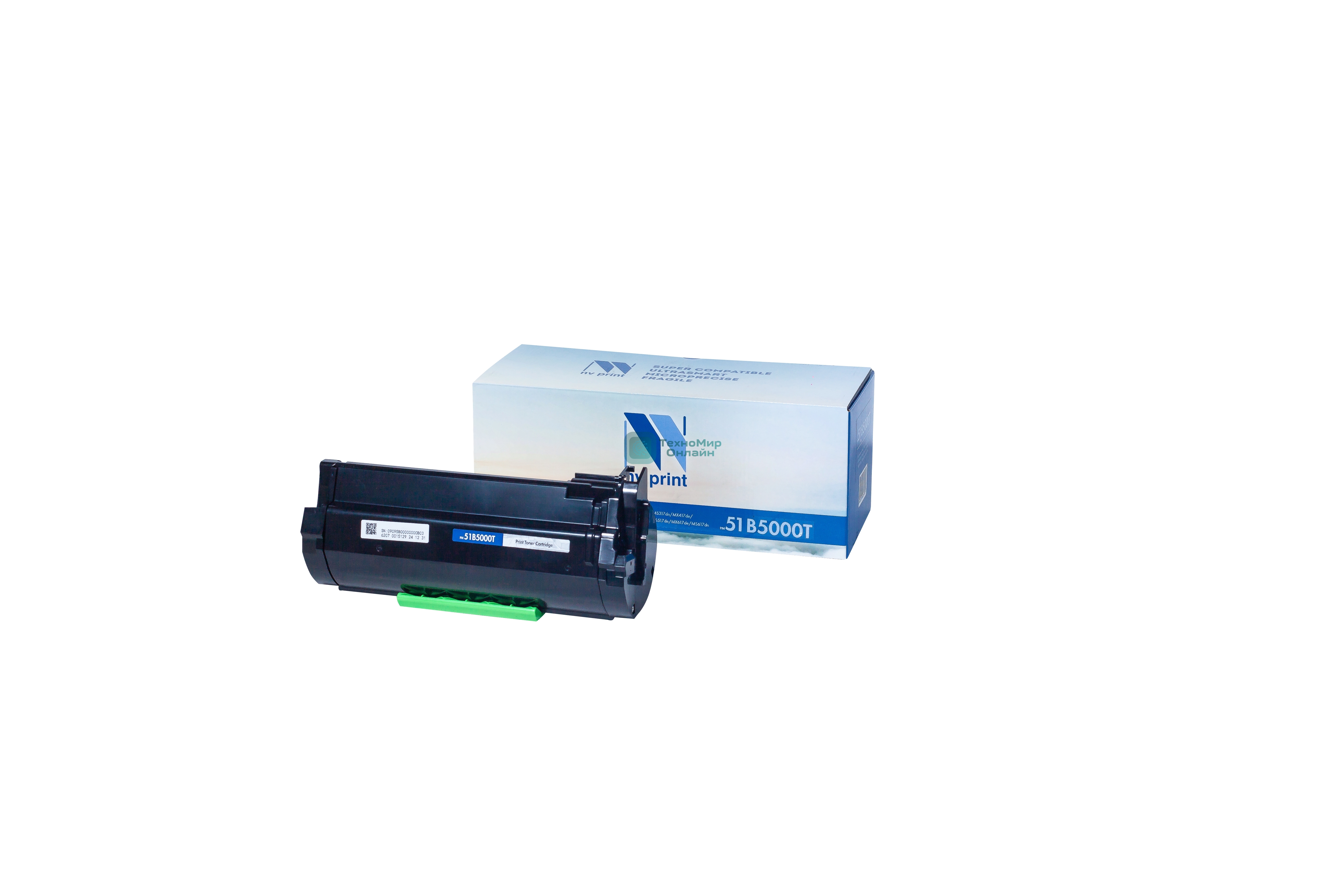 Картридж NVPrint совместимый NV-51B5000T для Lexmark MX317dn/MS317dn/MX417de/MS417dn/MX517de/MS517dn/MX617de/MS617dn (2500k)