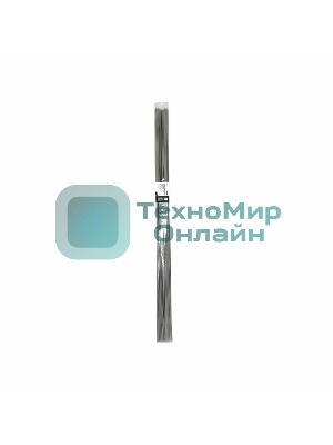 Термоусадочная трубка Rexant 3,0/1,5 мм, серая, упаковка 50 шт. по 1 м