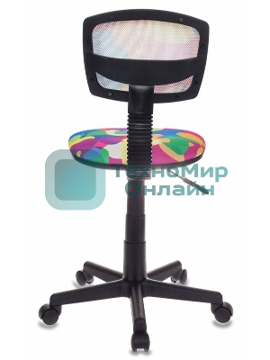 Кресло детское Бюрократ CH-299/ABSTRACT спинка сетка мультиколор сиденье мультиколор абстракция