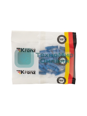 Дюбель распорный Kranz 6х30, синий, пакет (50 шт./уп.)