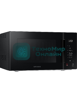 Микроволновая печь Samsung MG23T5018AK/BW черный, 23 л, 800 Вт, переключатели - сенсор