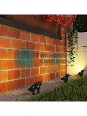 Прожектор светодиодный GAUSS 613527120 LED 20W 1300lm IP65 3000К черный 1/60