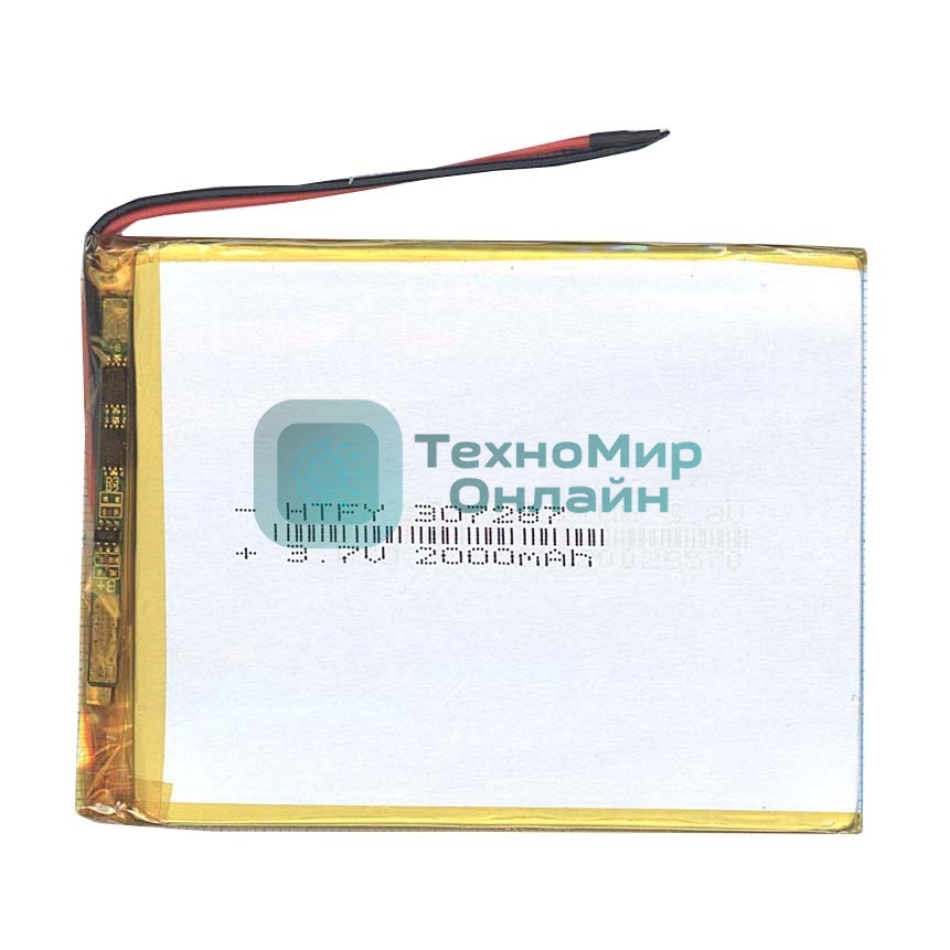 Аккумулятор Li-Pol (батарея) 3x72x87 мм 2pin 3.7V/2000mAh