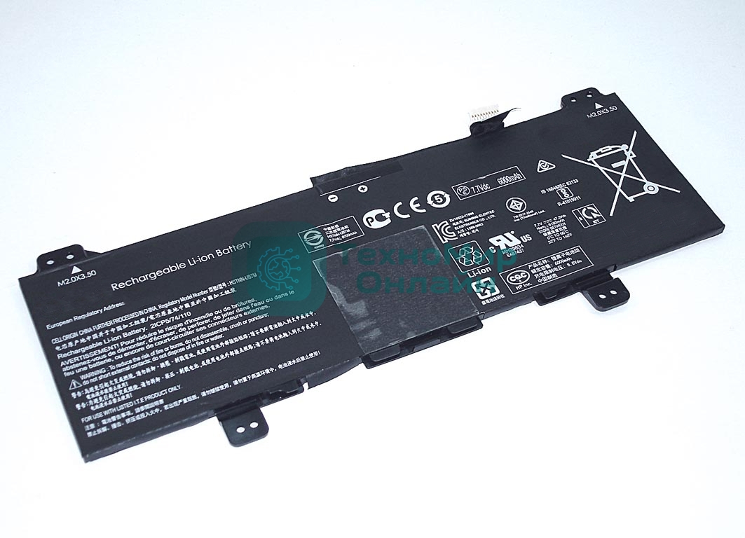 Аккумуляторная батарея для ноутбука HP 14-CA 7.7V 47.3Wh