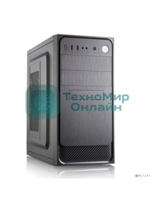 Компьютерный корпус с блоком питания 450Вт. Сase Forza mATX, 450W, 2xUSB 3.0, Black, w/o FAN, 12 см fan PSU, power cord