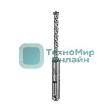 Бур по бетону Kranz SUPER 6x110 мм, профессиональный, цельная крестовая пластина, SDS PLUS