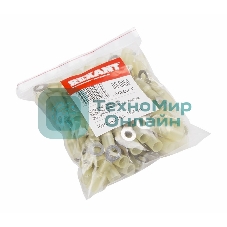 Наконечник кольцевой изолированный термоусаживаемый Rexant ø 6.5 мм 4-6 мм² (НКи-т 6.0-6/НКи-т5,5-6) желтый