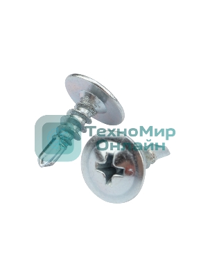 Саморез с прессшайбой Kranz ПШС сверло 4.2х13, короб (200 шт./уп.)