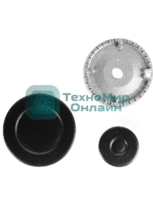 Газовая варочная панель Maunfeld EGHE.64.6CW/G, 4 конфорки, эмалированная сталь, белый