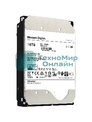 Жесткий диск Western Digital SAS 16Tb 7200RPM 12Gb/S 512MB DC HC550 0F38357 WD