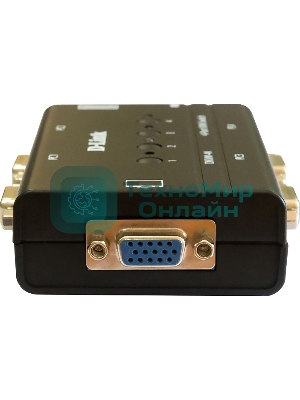 Переключатель KVM D-link DKVM-4K/B3A 4-портовый KVM-переключатель с портами VGA и PS/2